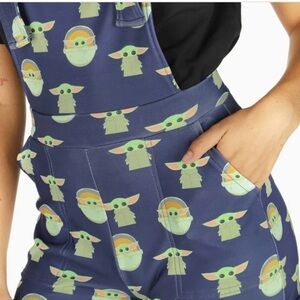 Blackmilk The Child Star Wars short overalls
